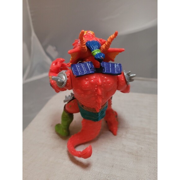 Teenage Mutant Ninja Turtles Hothead Dragon Figure 1992 Playmates TMNT Vintage - Picture 4 of 5